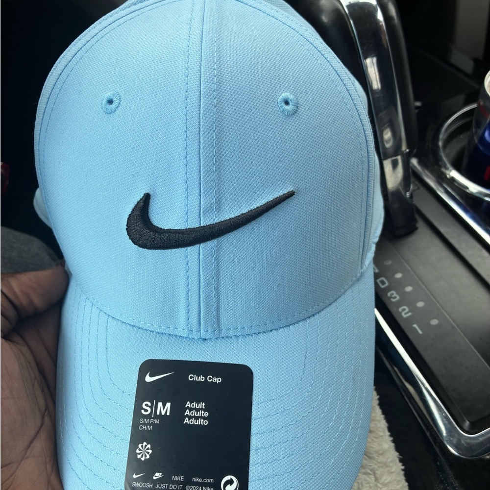 Nike Sky Blue Cap with Black Logo